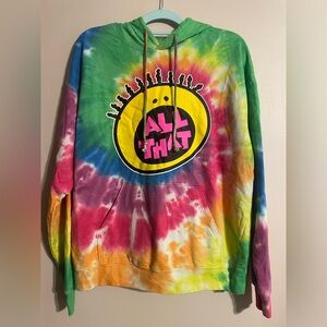 Nickelodeon 90's TV Show "All That" Tie Dye Hoodie, New with Tags, Size L